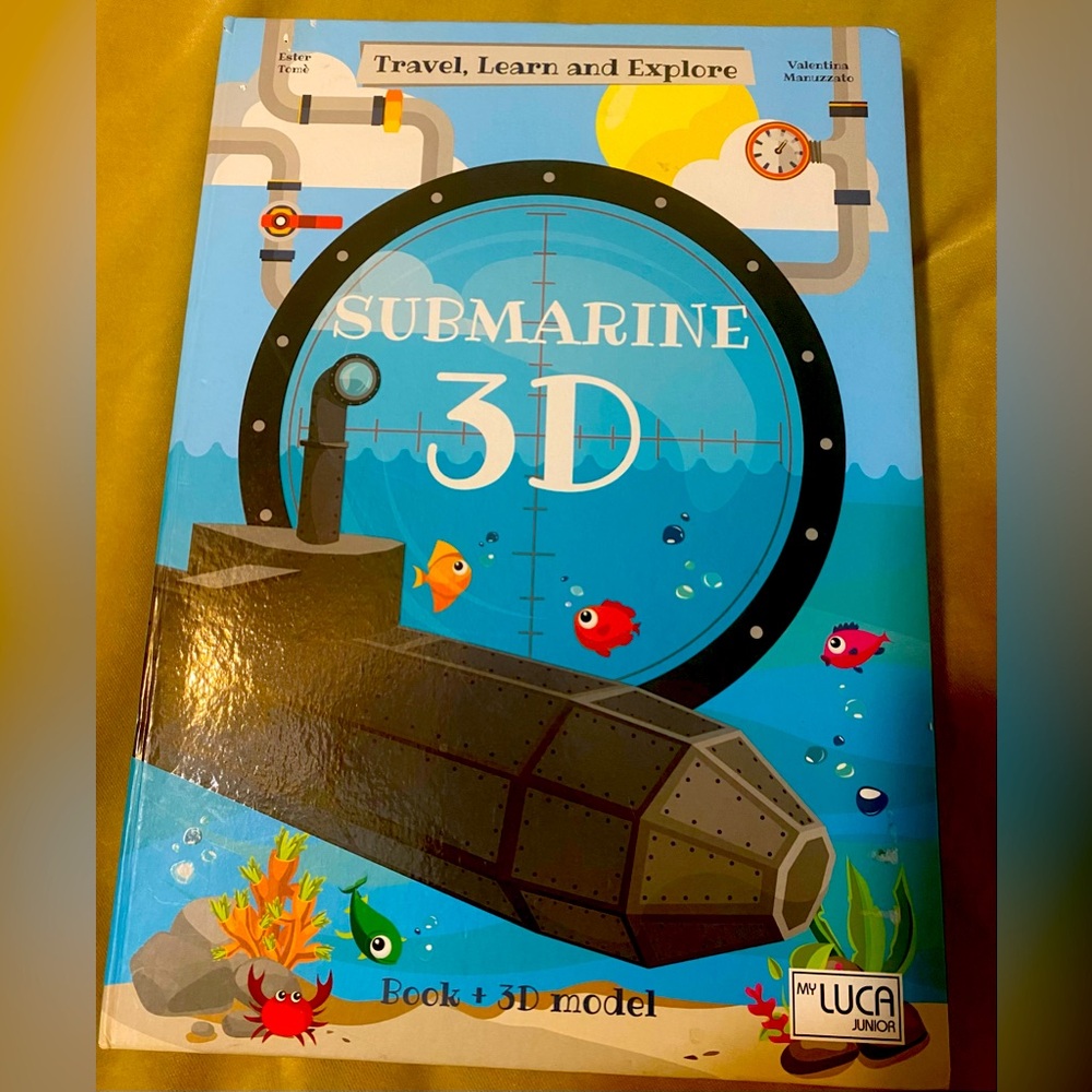 3D Build‎ A Submarine Kit And Book**NEW